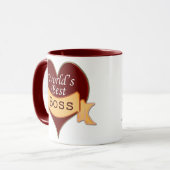 Der beste Chef der Welt Tasse (Vorderseite Links)