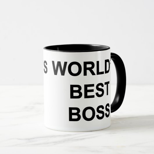 Der beste Chef der Welt Tasse (VorderseiteRechts)