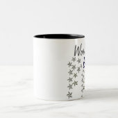 Der beste Chef der Welt Zweifarbige Tasse (Mittel)