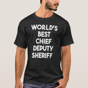 Der beste Chefvertreter der Welt Sheriff T-Shirt