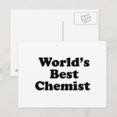 Der beste Chemist der Welt Postkarte (Vorne/Hinten)