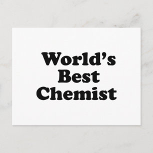 Der beste Chemist der Welt Postkarte