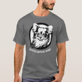 Der beste Chihuahua-Vater der Welt T-Shirt (Vorderseite)