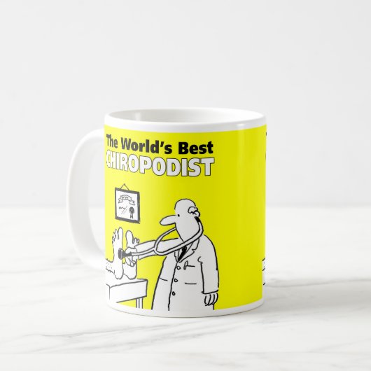 Der beste Chiropodist der Welt Kaffeetasse (Vorderseite Links)
