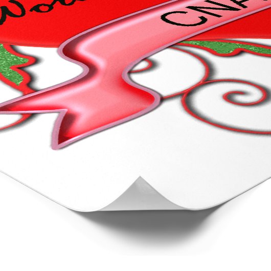 Der beste CNA der Welt Poster (Ecke)