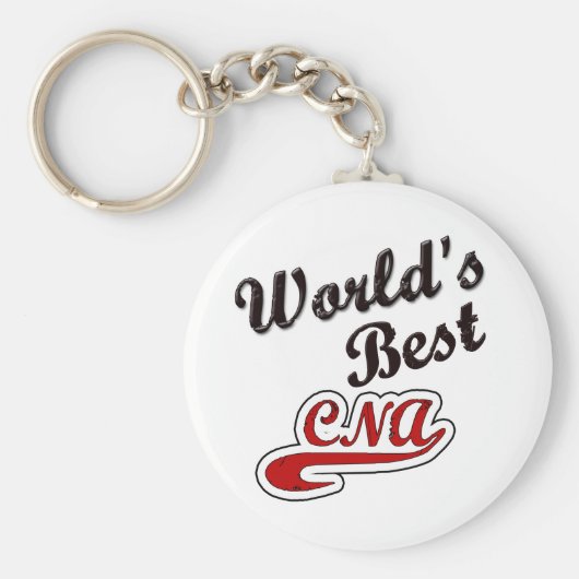 Der beste CNA der Welt Schlüsselanhänger (Vorne)
