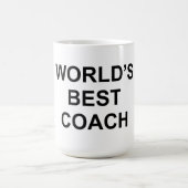 Der beste Coach der Welt Kaffeetasse (Mittel)