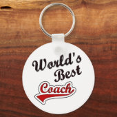 Der beste Coach der Welt Schlüsselanhänger (Vorderseite)
