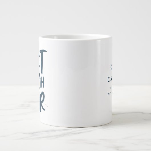 Der beste Coach für jeden personalisierten Geschen Jumbo-Tasse (Vorderseite)
