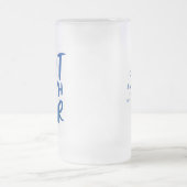 Der beste Coach für jeden Spaß personalisierte Spo Mattglas Bierglas (Mittel)