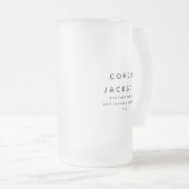 Der beste Coach für personalisierte Gaumenfreuden Mattglas Bierglas (VorderseiteRechts)