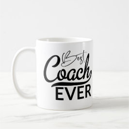 Der beste Coach für Schwarz-weißen Sport personali Kaffeetasse