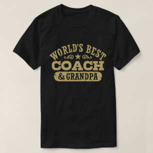 Der beste Coach und Opa der Welt T-Shirt