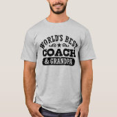 Der beste Coach und Opa der Welt T-Shirt (Vorderseite)