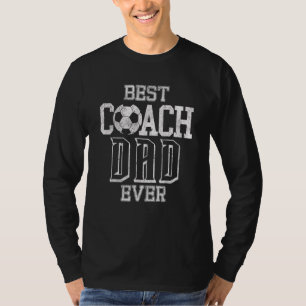 Der beste Coach Vater je Fußball Papa Papa Vaterta T-Shirt