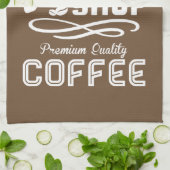 Der beste Coffee Shop Geschirrtuch (Gefaltet)