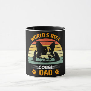 Der beste Corgi-Vater der Funny World Tasse