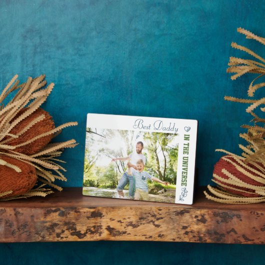 Der beste Daddy im Universum-Foto Fotoplatte (Seite)