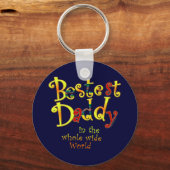 Der beste Daddy in der ganzen Welt Schlüsselanhänger (Vorderseite)