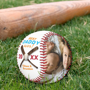 Der beste Daddy je Foto Vatertag Baseball
