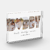 Der beste Daddy je Moderne FotoCollage Vatertag Fotoblock (Links)