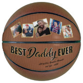 Der beste Daddy je Vatertag Basketball (Vorderseite)