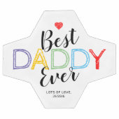 Der beste Daddy je Vatertag Fußball-Ball Fußball (Flach)