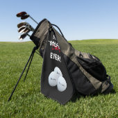 Der beste Daddy nicht Golfer je glücklicher Vatert Golfhandtuch (Gras)