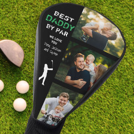 Der beste Daddy von Par Foto Cool Golfer Vatertag Golf Headcover