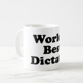 Der beste Diktator der Welt Kaffeetasse (Vorderseite Links)