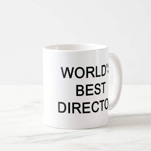 DER BESTE DIREKTOR DER WELT KAFFEETASSE (VorderseiteRechts)
