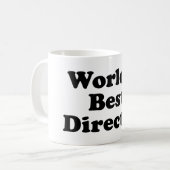 Der beste Direktor der Welt Kaffeetasse (Vorderseite Links)