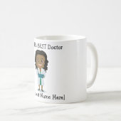 Der BESTE Doktor der personalisierte Welt, Kaffeetasse (VorderseiteRechts)