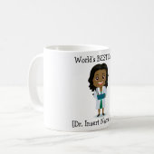 Der BESTE Doktor der personalisierte Welt, Kaffeetasse (Vorderseite Links)