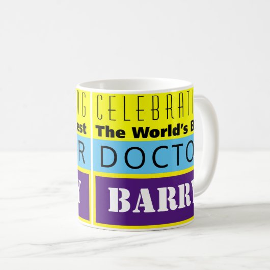 Der beste Doktor der Welt Kaffeetasse (VorderseiteRechts)