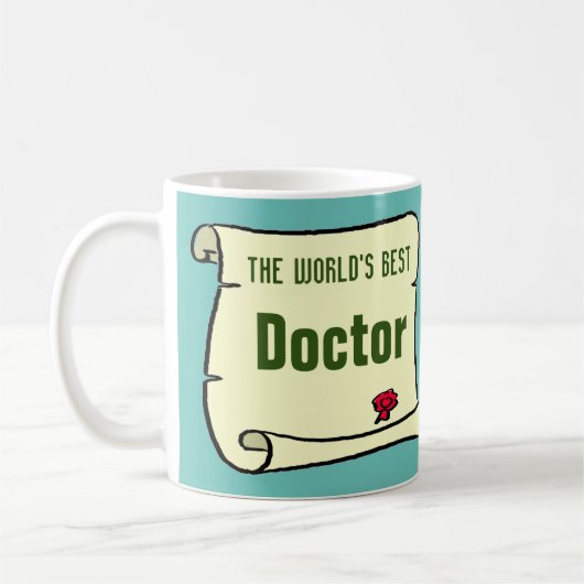 Der beste Doktor der Welt. Kaffeetasse (Links)