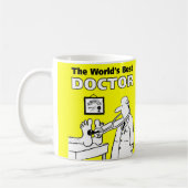 Der beste Doktor der Welt Kaffeetasse (Links)