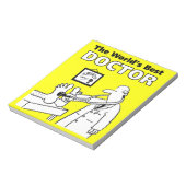 Der beste Doktor der Welt Notizblock (Rotiert)