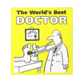 Der beste Doktor der Welt Notizblock (Vorderseite)
