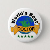 Der beste Doktor des Wolds Button (Vorderseite)