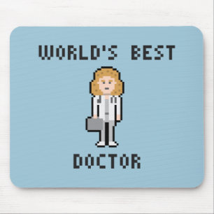 Der beste Doktor Female Version Mousepad der