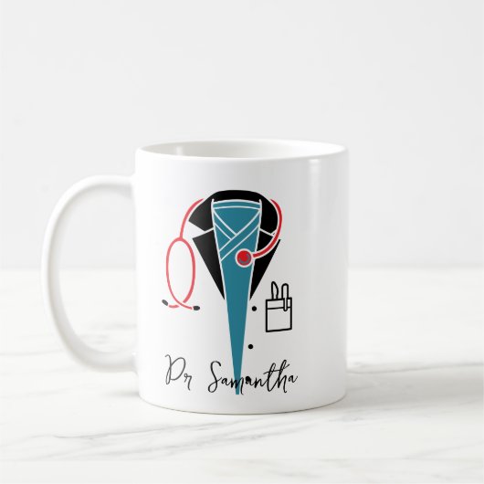 Der beste Doktor je Arzt Kaffeetasse (Links)