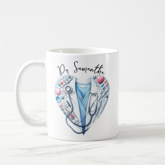 Der beste Doktor je Arzt Kaffeetasse (Links)