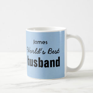 Der beste EHEMANN der Welt blauer individueller Kaffeetasse