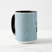 Der beste EHEMANN der Welt blauer individueller Tasse (Vorderseite Links)
