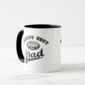 Der beste Ehemann u. der Vater der Welt Tasse (Vorderseite Links)