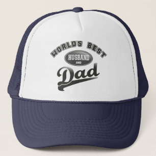 Der beste Ehemann u. der Vater der Welt Truckerkappe