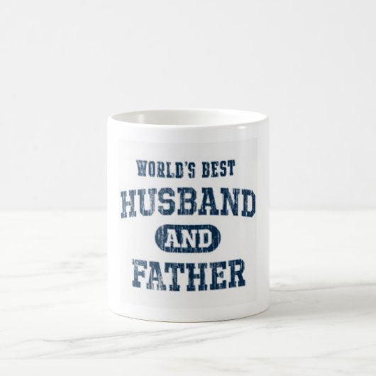Der beste Ehemann und der Vater der Welt Kaffeetasse (Mittel)