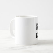 Der beste Ehemann und Vater der Welt Kaffeetasse (Vorderseite Links)