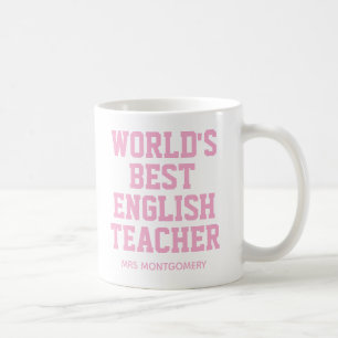 Der beste Englischlehrer der personalisierten Welt Kaffeetasse